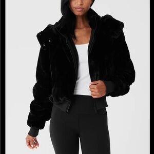 Alo Foxy Faux Fur Jacket, S